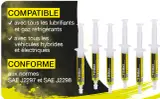 TRACE BRLLIANT VERTE ULTRA VIOLET DETECTEUR OF REFRIGERANT 6 PCS *7.5ML