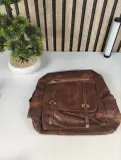 Sac à dos rétro en cuir synthétique pour femme - حقيبة ظهر نسائية من الجلد