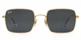 Lunettes de Soleil Ray-Ban Frank RB1971 Square – Métal Doré et Verres Gris