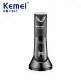 Kemei KM-1840 Tondeuse rechargeable USB Type-C IPX7