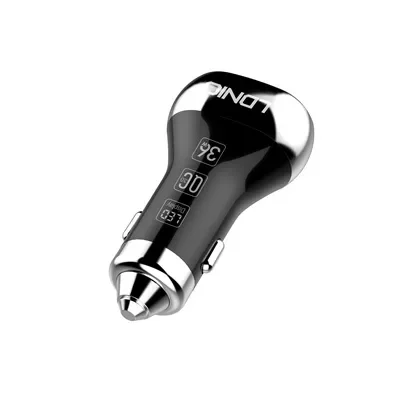 36W Dual USB Super Fast Car charger C2