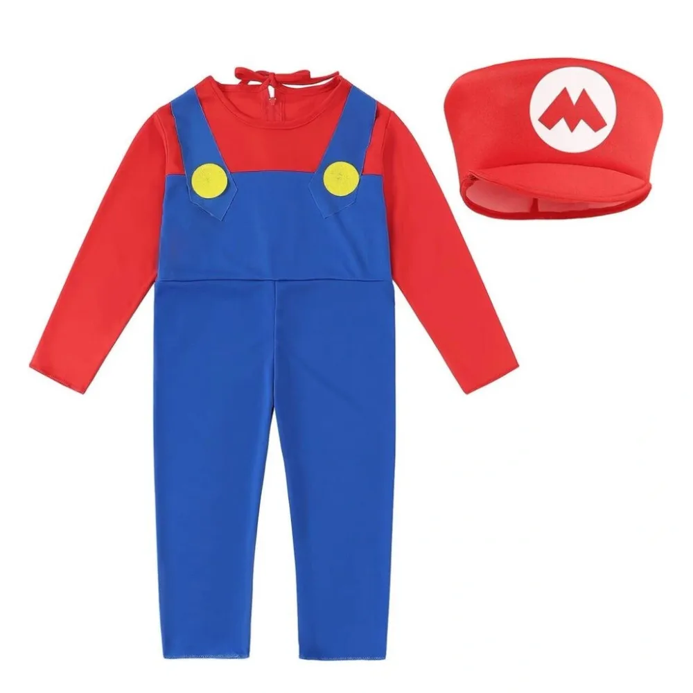 Déguisement Mario Pour Enfants 3-8 ans