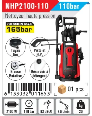 Nettoyeur haute pression soficlef  2100w 15