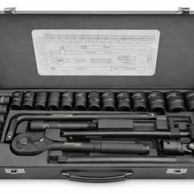 Caisse douille 24PCS NOIR