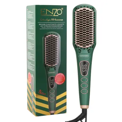 ENZO  Brosse Chauffante Lissante Céramique 3D Technology EN-4105
