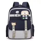 Sac à Dos Scolaire Enfant avec Trousse Motif Calculatrice Tissu Imperméable Rose SACKDS34RS - حقيبة ظهر مدرسية للأطفال
