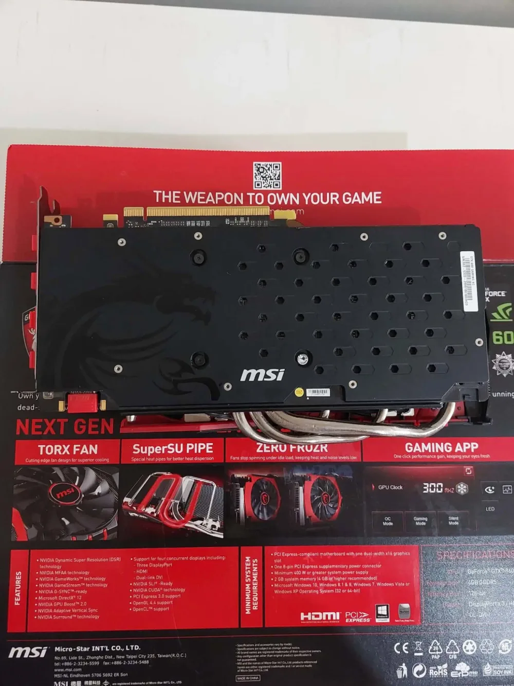 MSI GTX 960 Gaming 4 GB