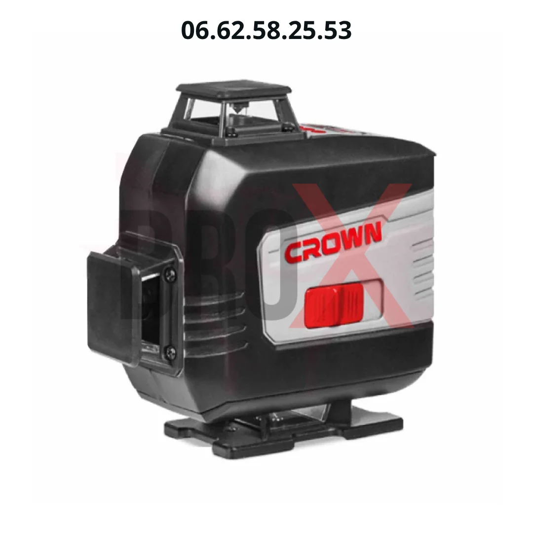 Niveau Laser 16 Lignes 4D 2 Batteries CROWN CT44091-R IMC