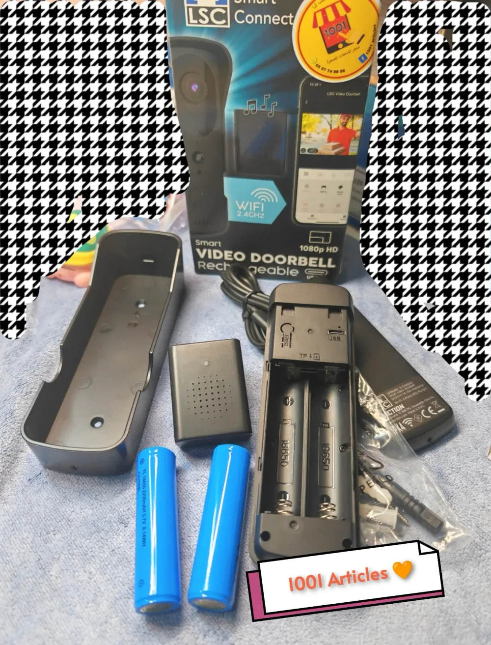 LSC DOORBELL - Tuya Smart Wi-Fi, Sonnette 🛎️ video rechargeable