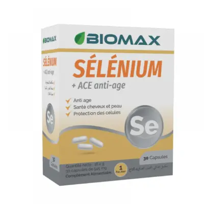 Biomax Sélénium + ACE Anti-Age 30 Capsules