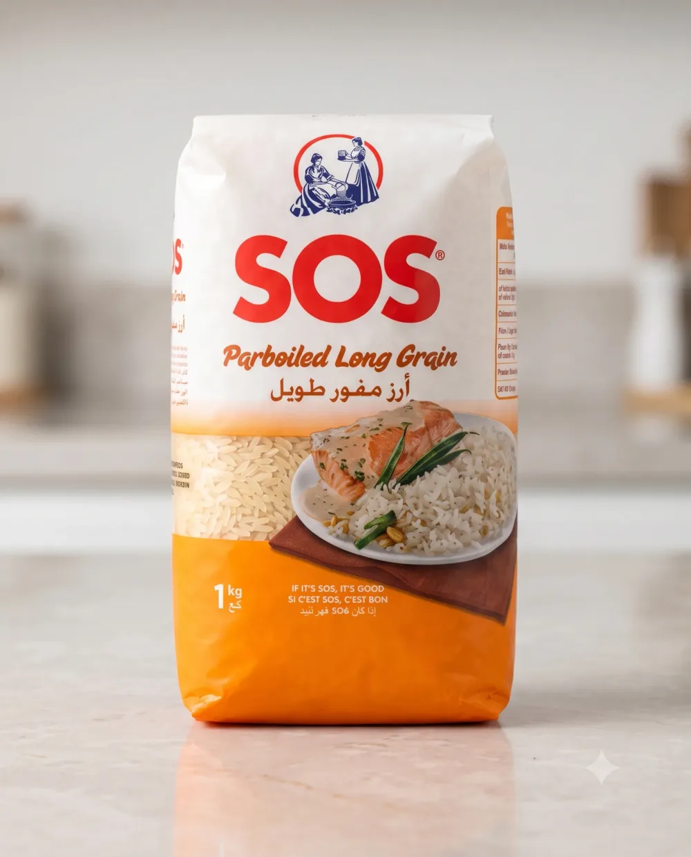 ارز SOSمفور طويل1كغ