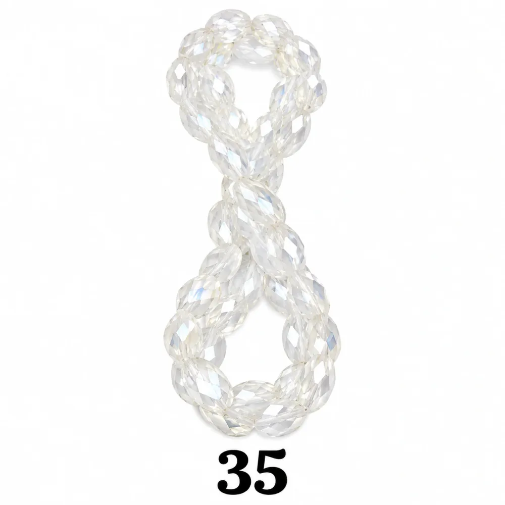 Cristal Goute 8*11 Qty:10 fil