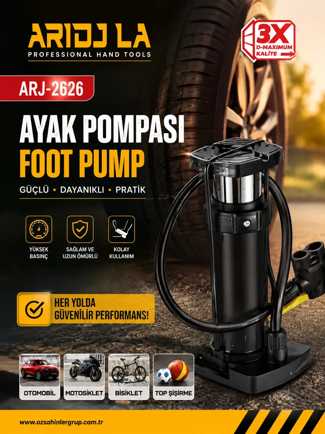 pompe à pied Aridj