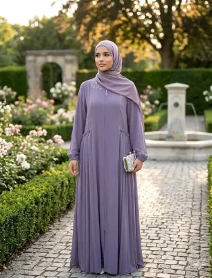 عباءة موف مكسّرة