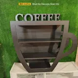 Coffee Cup Wall Shelf CNC File