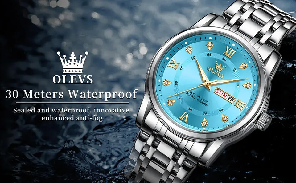 Nouvelle montre homme Quartz Olevs Original