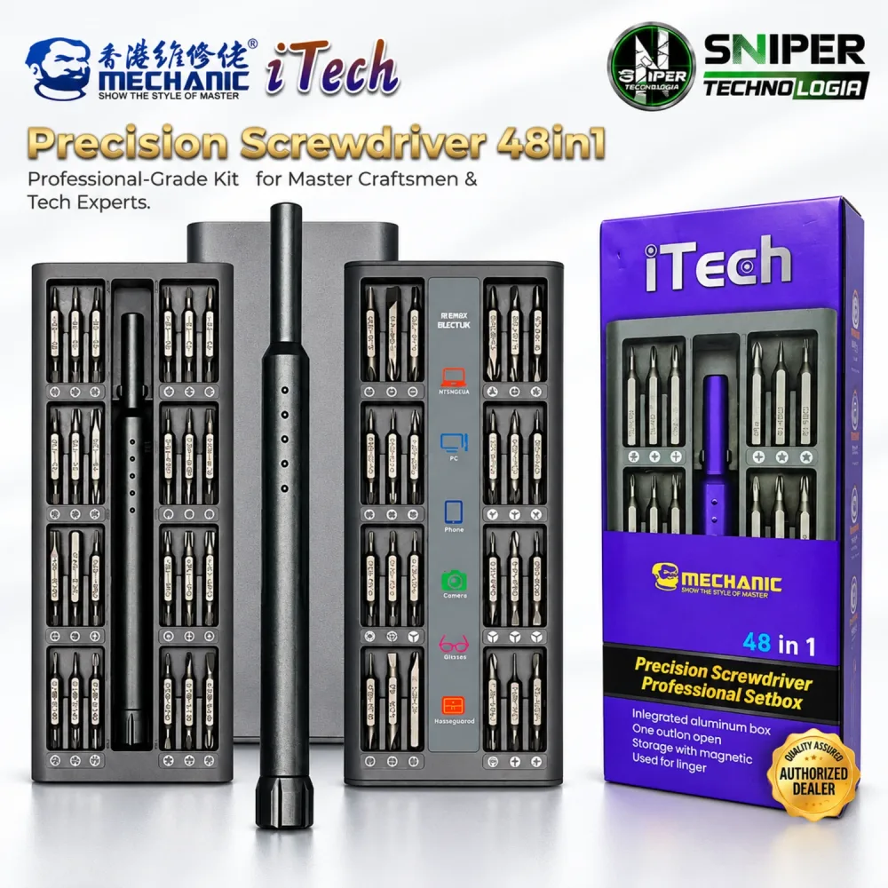 PRECISION SCREWDRIVER SET MECHANIC ITECH 48in1