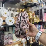 Pochette cosmétiques, léopard