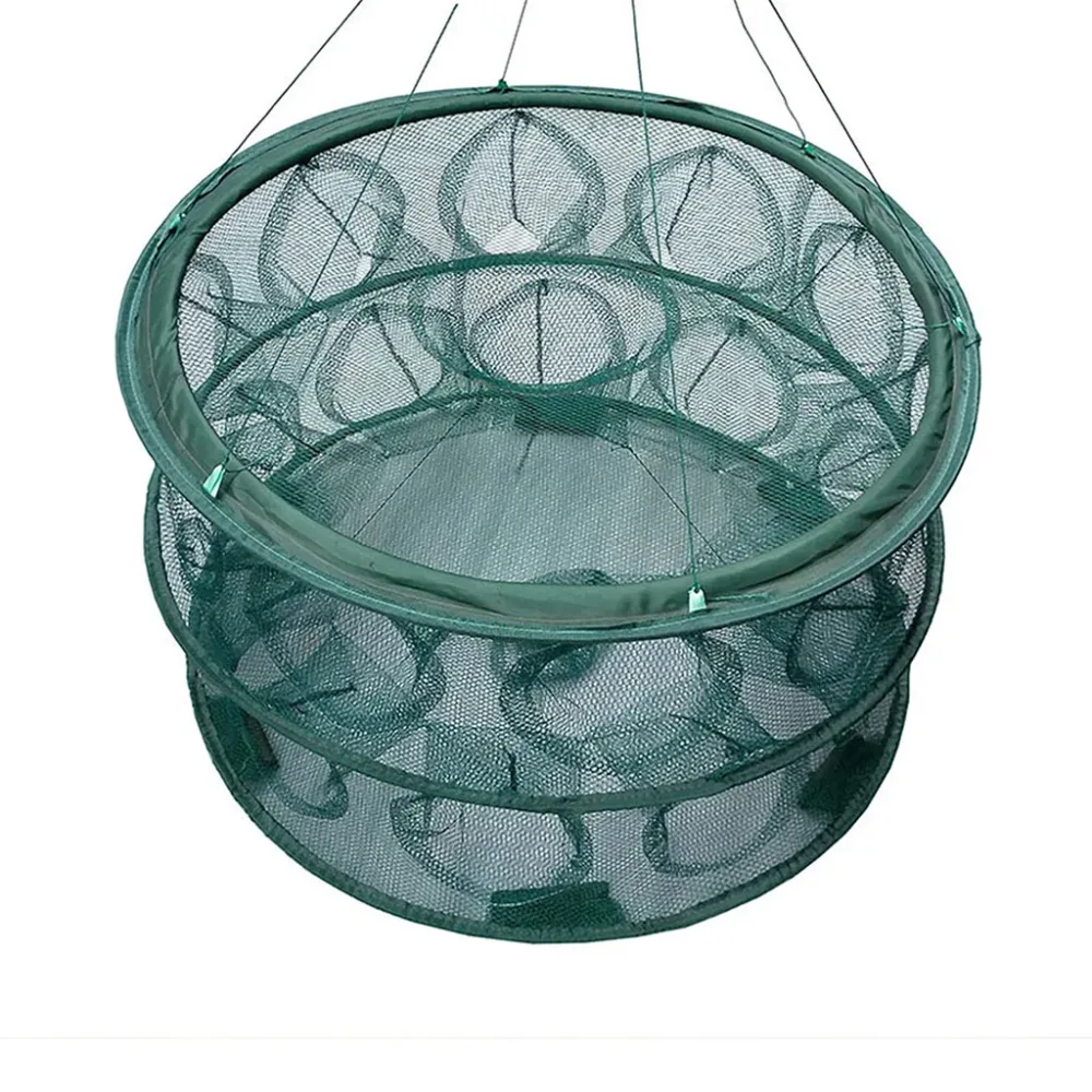 Piège de Pêche Poissons Rond 20 Trous pliable et portable 70cm – شبكة صيد الأسماك