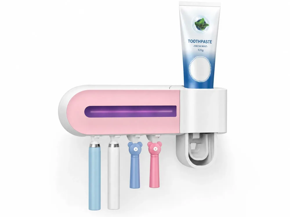 STÉRILISEUR DE BROSSE À DENTS AVEC DISTRIBUTEUR