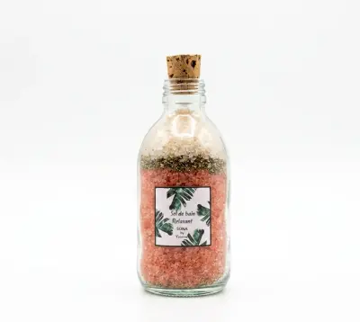 Sel de bain senteur rose