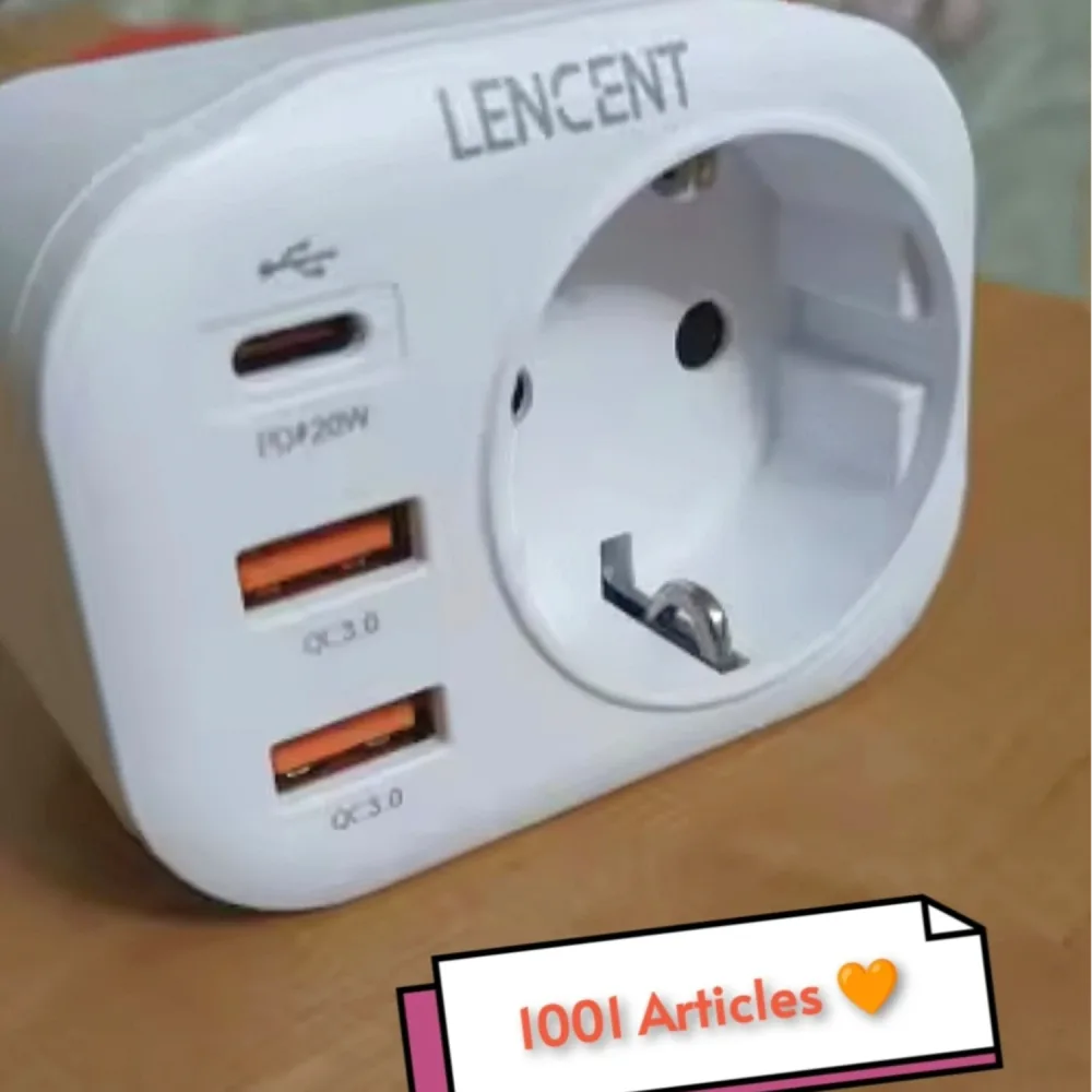 LENCENT Multiprises Charge Rapide USB