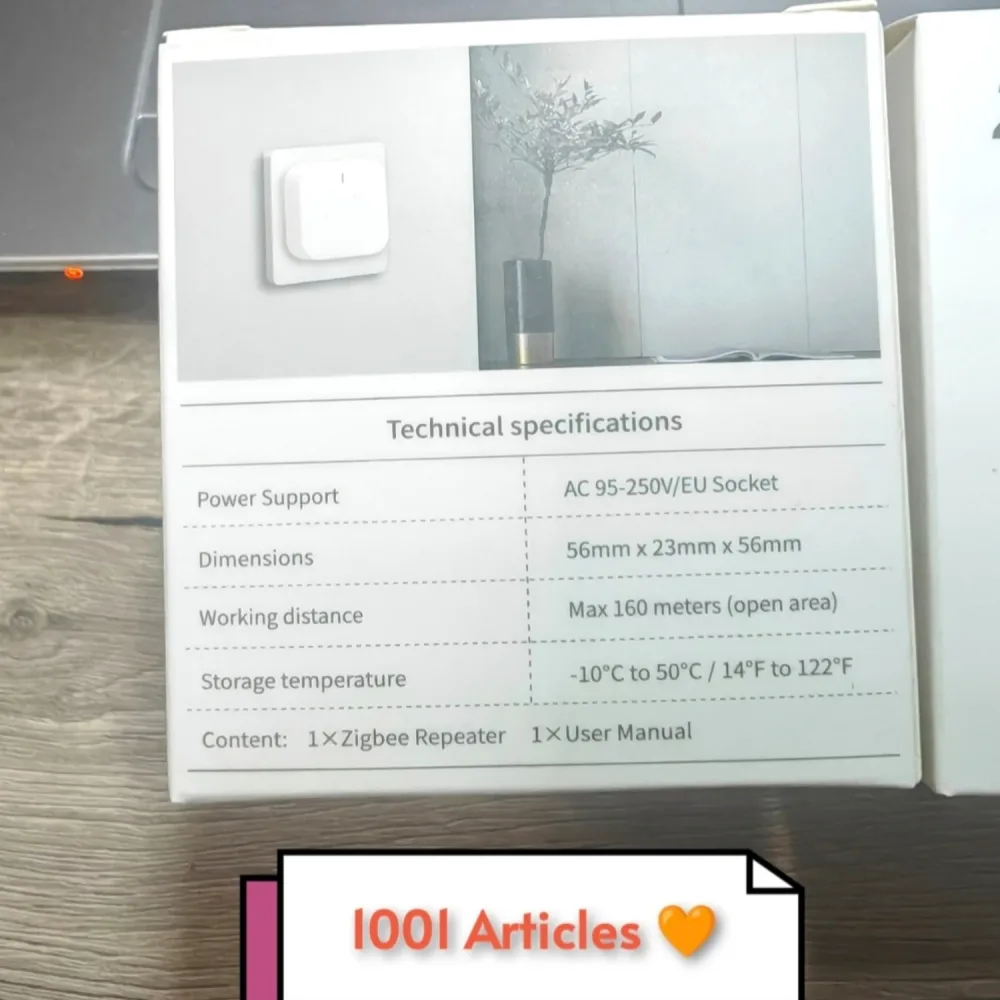 Hub Répéteur du signal Zigbee - Tuya Smart, Amplificateur & Extender