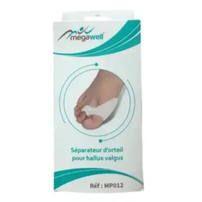 Séparateur d'orteil pour hallux valgus megawell