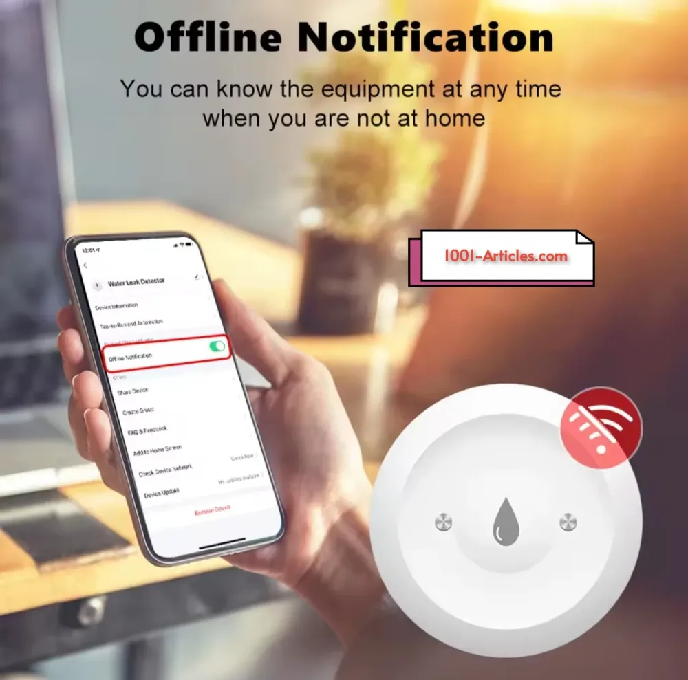 Détecteur de fuite d'eau- Tuya Smart Zigbee