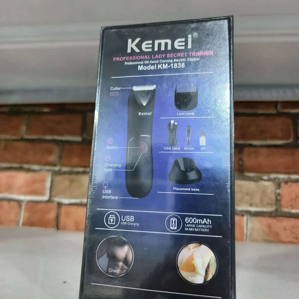 Tondeuse intime professionnelle kemei 10 w ماكينة حلاقة وتنعيم المنطقة الحساسة