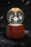 Veilleuse boule de cristal 🔮 3D " 9cm "
