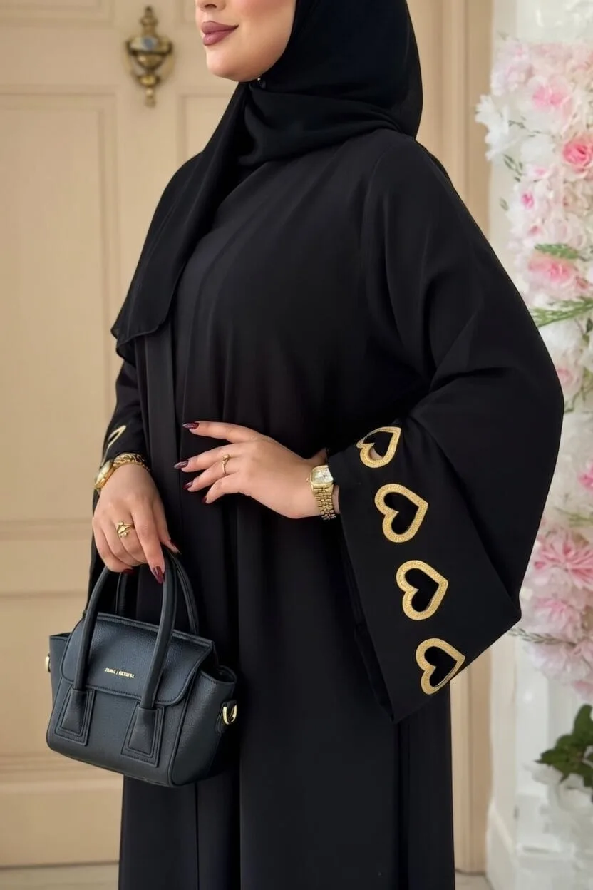 عباءة القلوب الفاخرة