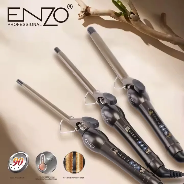 مكواة تجعيد الشعر الإحترافية من ENZO