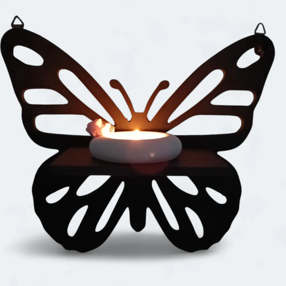 Étagère papillon 3 pièces