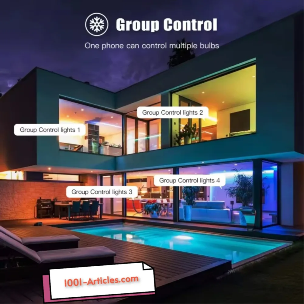 Spotlight COOLO Tuya WIFI GU10 Spot LED Intelligent Connecté RGB