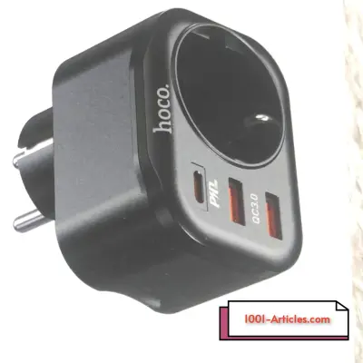HOCO PD 20W Chargeur Multiples Fast, USB Type C