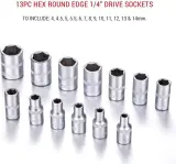 Professional Socket Wrench Set (53-Piece) (مجموعة مفتاح ربط محترفة 53 قطعة)
