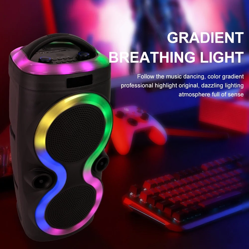 SING-E ZQS6236 haut-parleur KTV sans fil Bluetooth cinéma maison et caisson de basses karaoké DJ de fête