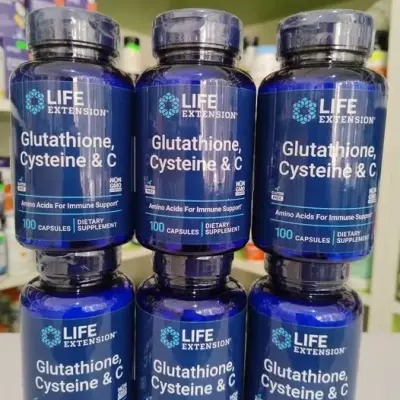 Glutathione, Cysteine & C - حبوب النظارة