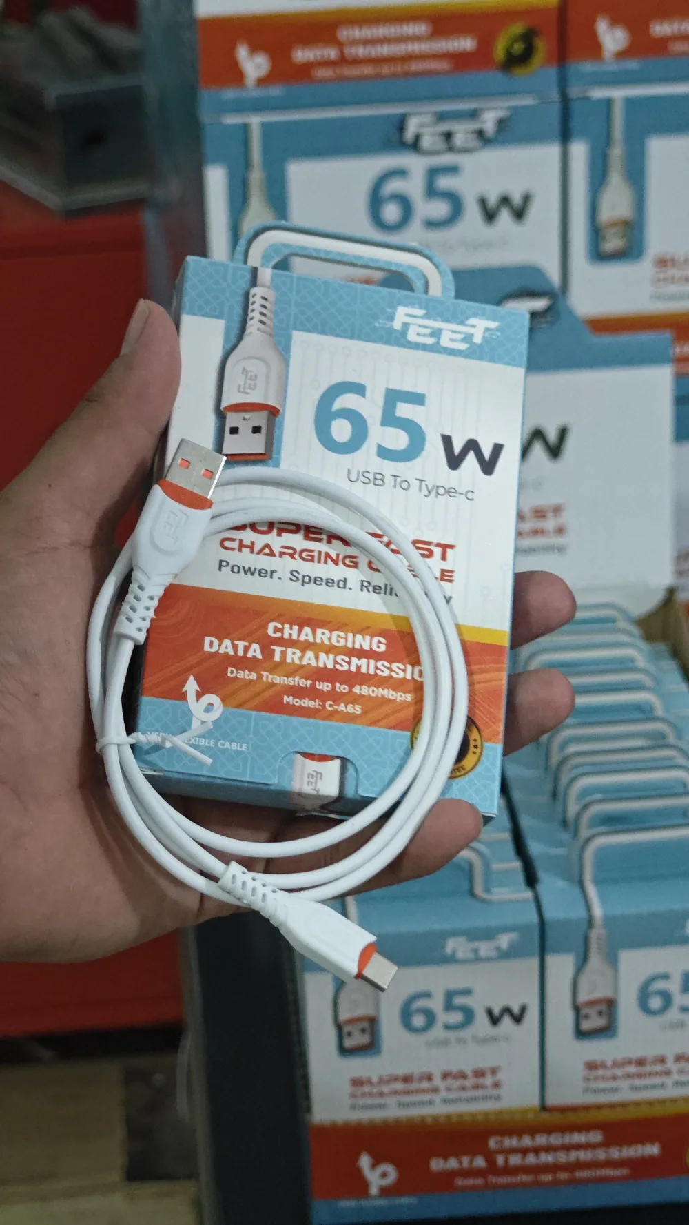 cable USB-C 65W 1M