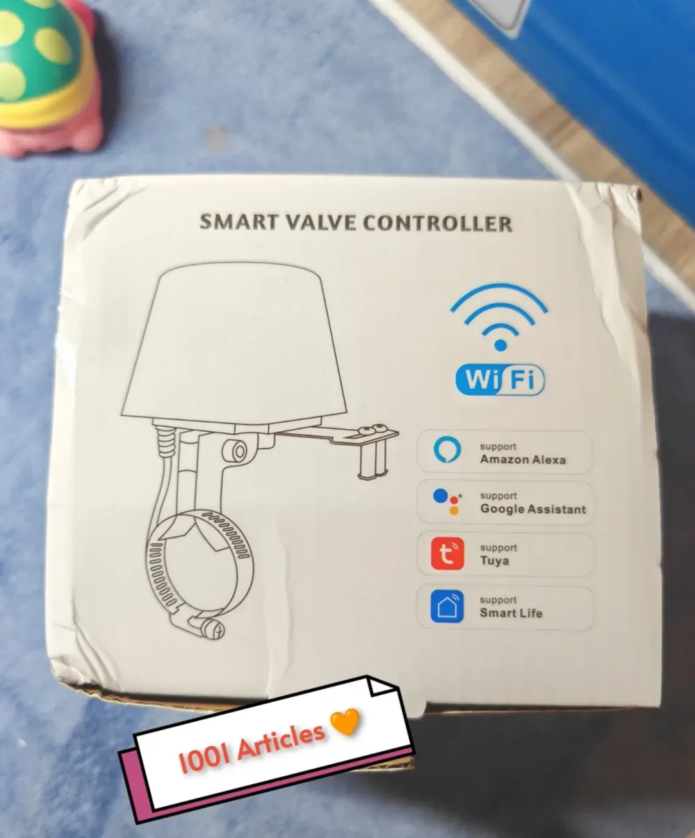 Vanne / Valve de contrôle intelligente Tuya Smart- Wi-Fi / Gaz et Eau.