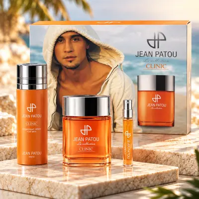 Coffret Cadeaux Parfum Jean Patou - Clinic - 3Pcs Pour Homme
