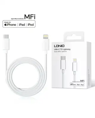 Ldnio Mfi-01 Apple Officail Mfi Cable Made for iPhone/iPad/iPod