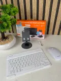 Combo clavier et souris avec support de téléphone compatible ( windows + ios + android )