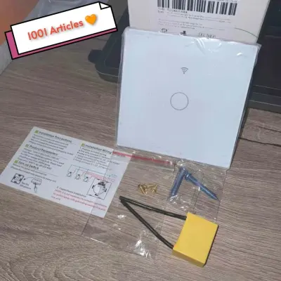 Interrupteur Tactile intelligent Wifi Tuya Smart, sans ou avec Neutre