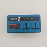 ⚡🔌محول طاقة ذكي 220V متعدد المنافذ مع شاشة LED