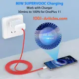 Chargeur Original Type C - Super VOOC 80W - OnePlus