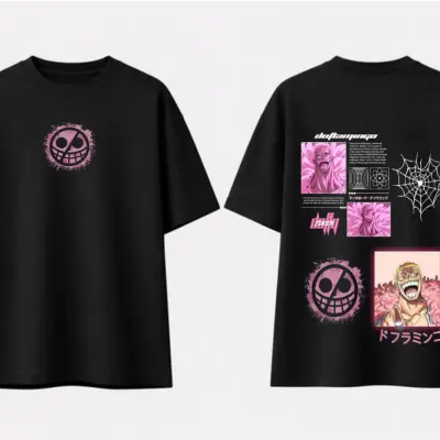 T-shirt Oversize One Piece - Donquixote Doflamingo "Joker"