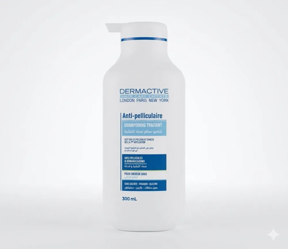 شامبو ديرماكتيف (DERMACTIVE) المعالج والمضاد للقشرة (Anti-pelliculaire)