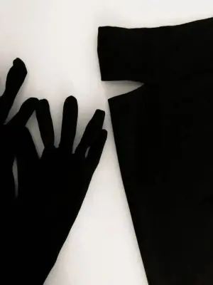 قفازات حنان 95٪ قطن